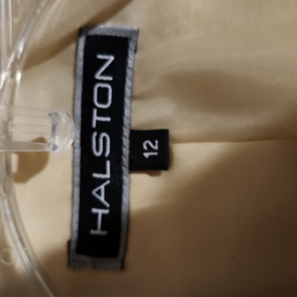 Halston Heritage Tan Trench Coat - Picture 2 of 5